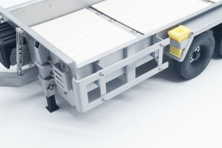 FM Tandem Tieflader mit Rampen 1:14
